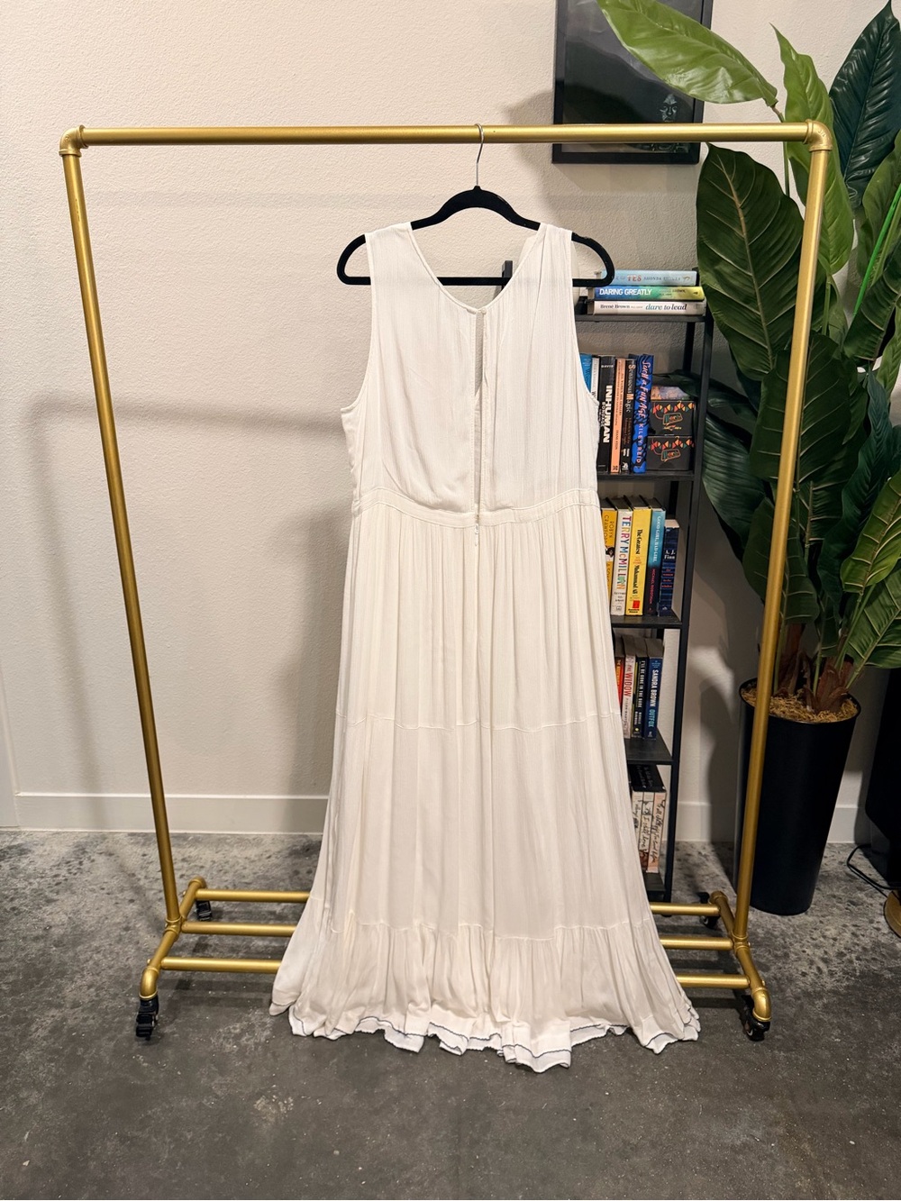 Lulus White Embroidered Maxi Dress - Size 1X - Picture 5 of 16